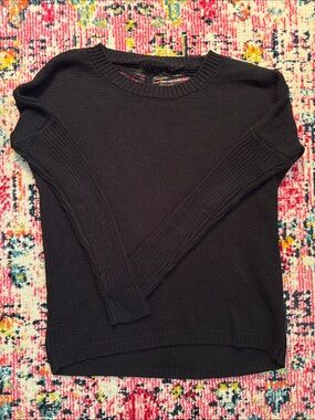 Distressed Crewneck Sweater